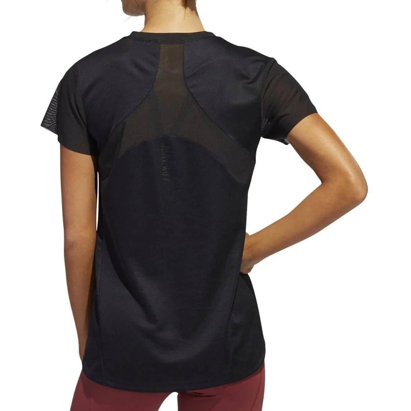 adidas HEAT.RDY Short Sleeve Womens Training Top - Black