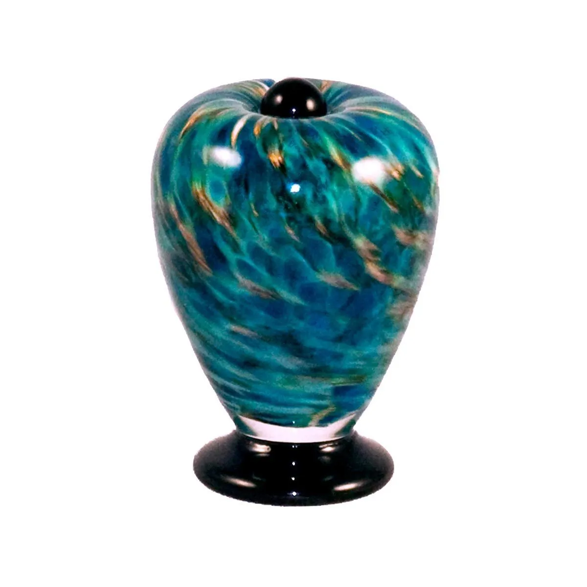 Aegean Deco Handblown Glass Urn