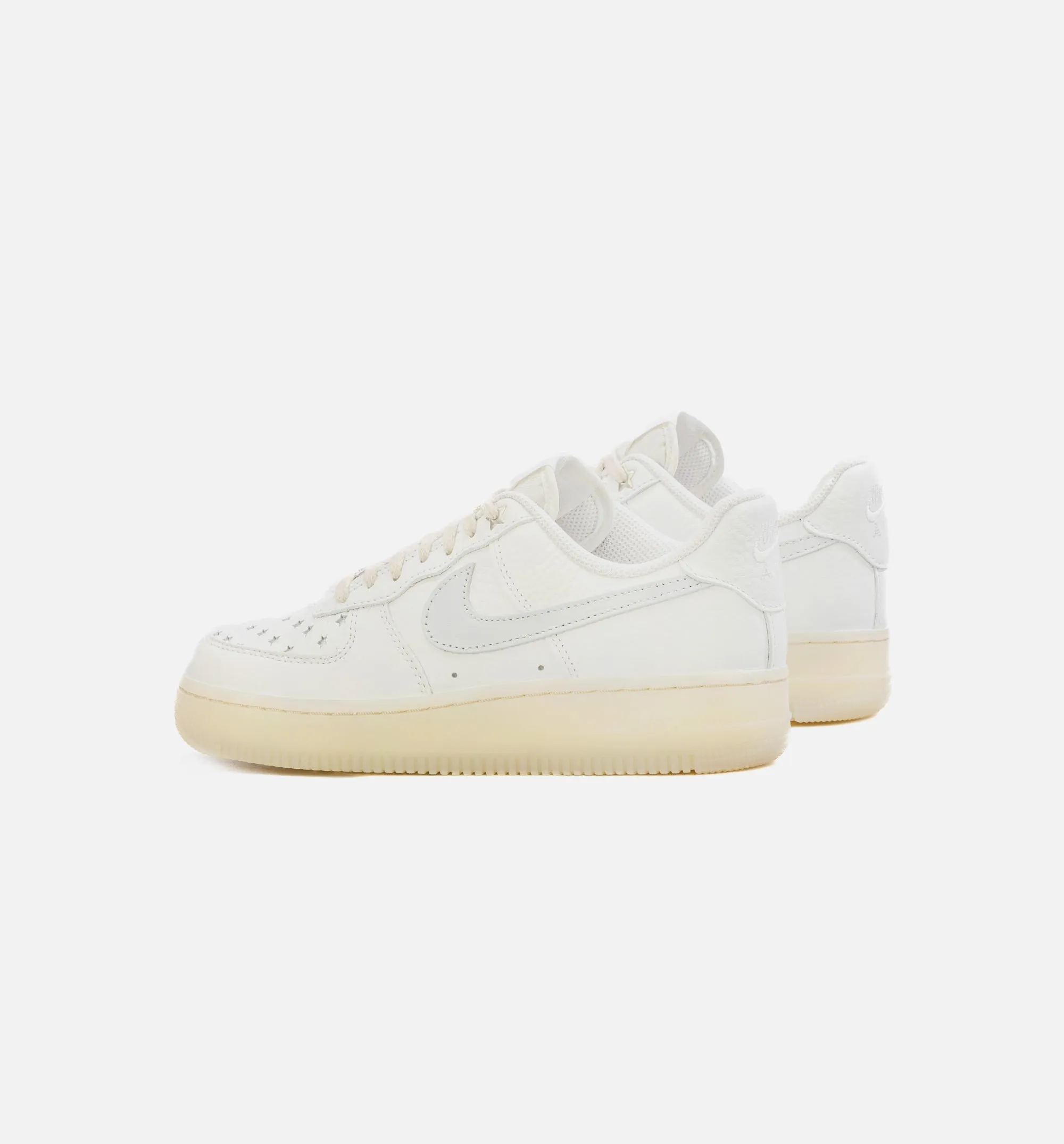 Air Force 1 Low Stars Womens Lifestyle Shoe - Summit White/Pure Platinum