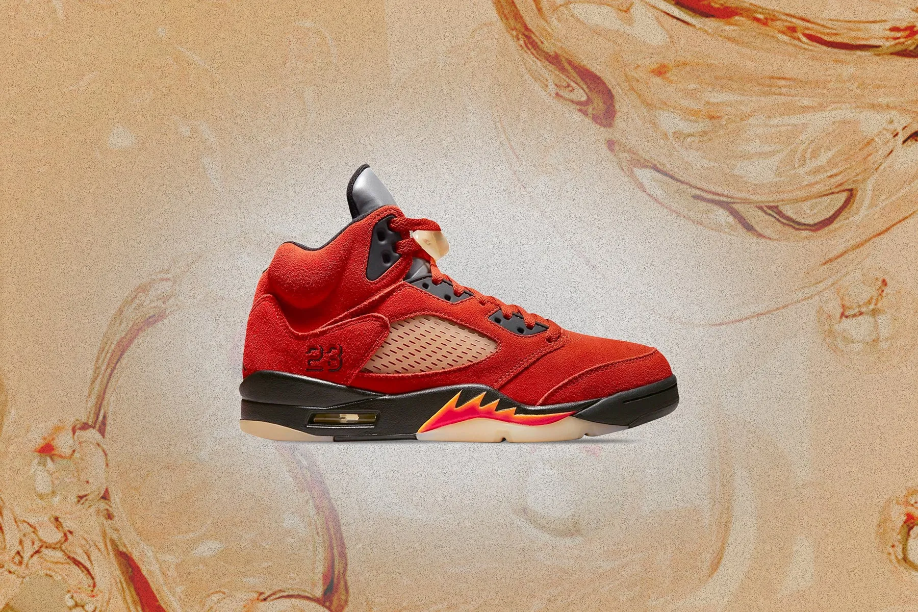 Air Jordan 5 Retro Womens Mars for Her - Martian Sunrise/Black