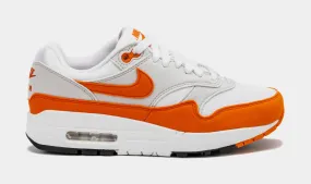 Air Max 1 '87 Safety Orange Womens Lifestyle Shoes (Orange/Grey)