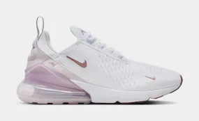 Air Max 270 Womens Running Shoes (White/Platinum Violet/Smokey Mauve/Black)