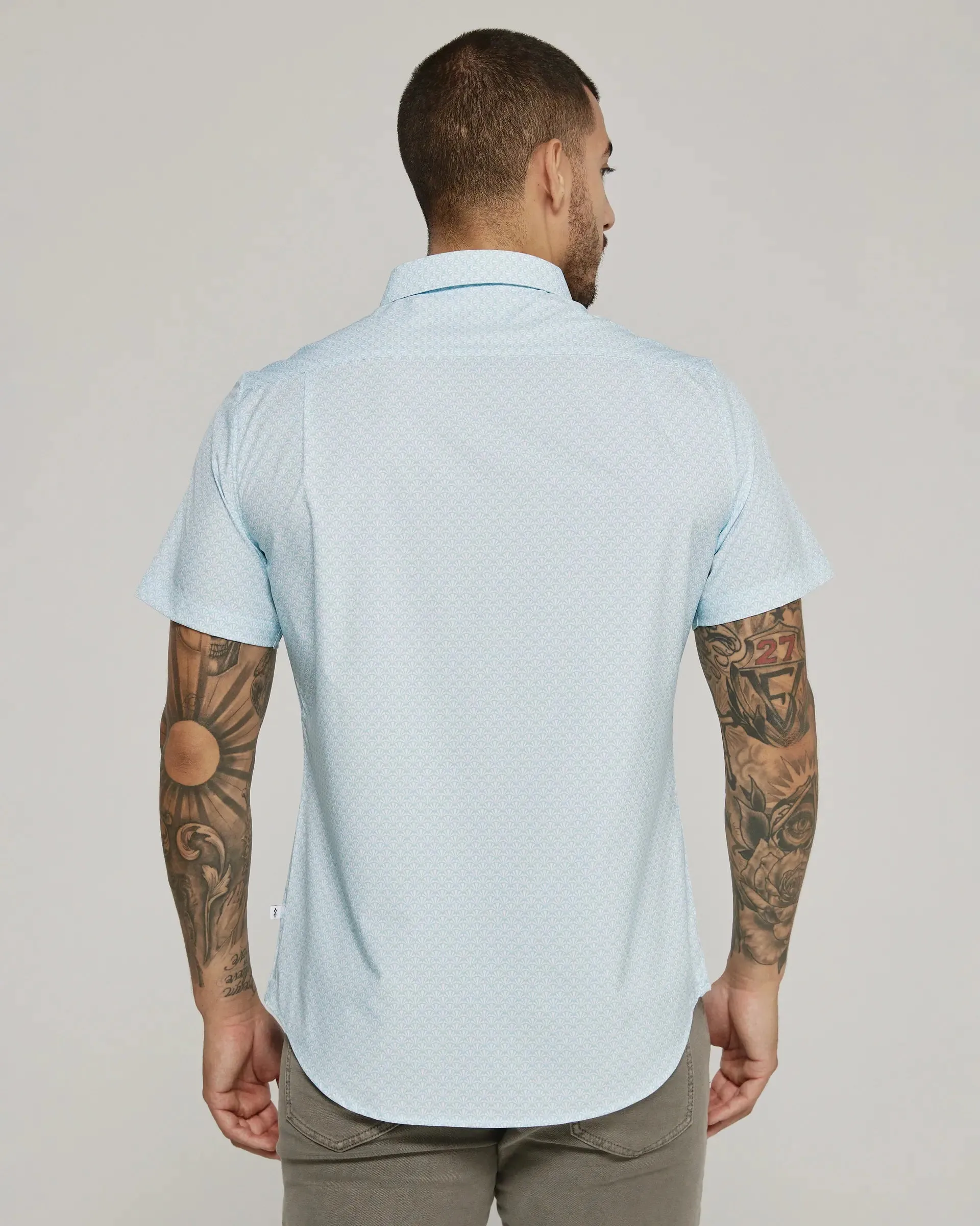 Ardon Short Sleeve Shirt | Seafoam