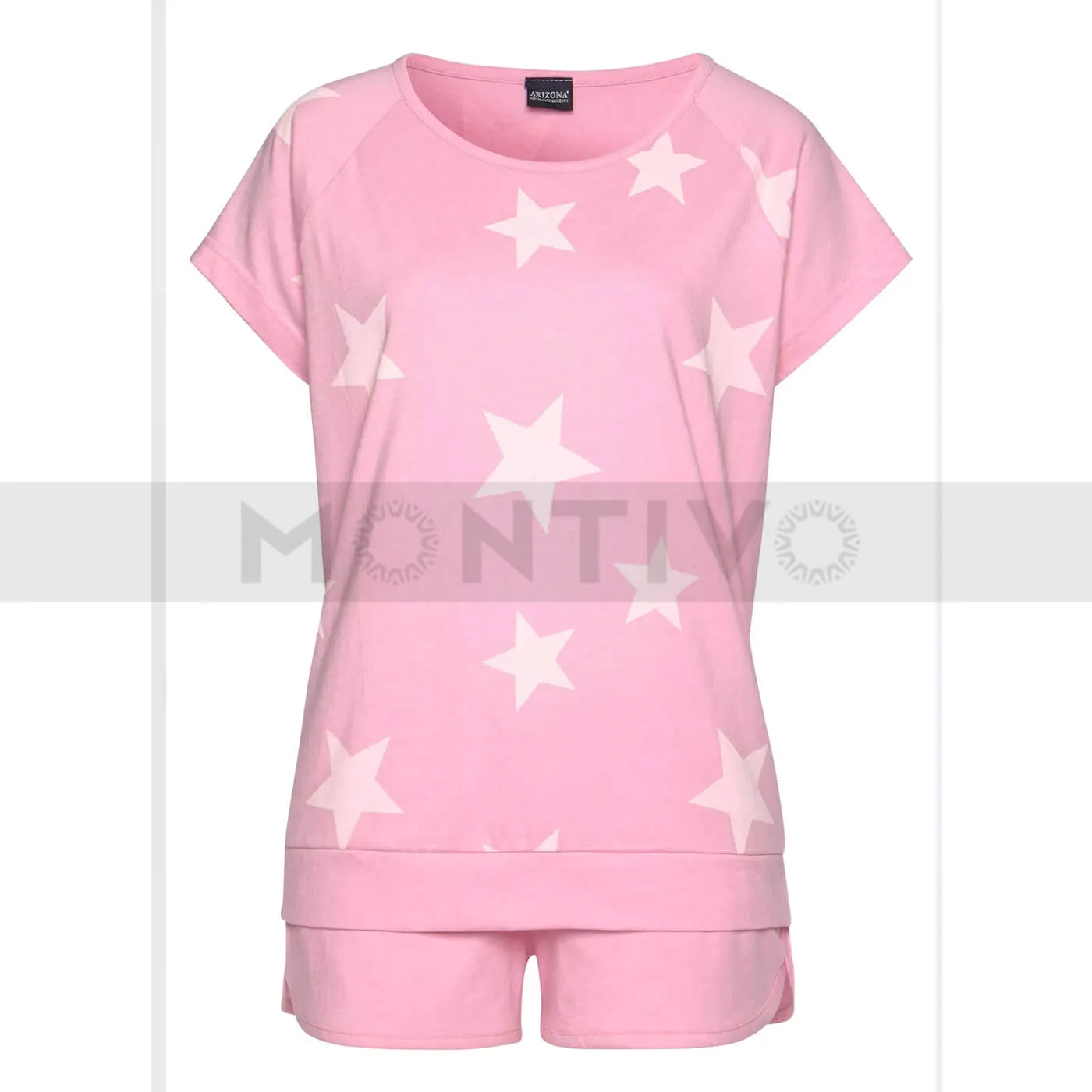 Arizona Pink Star Short Sleepwear Suit