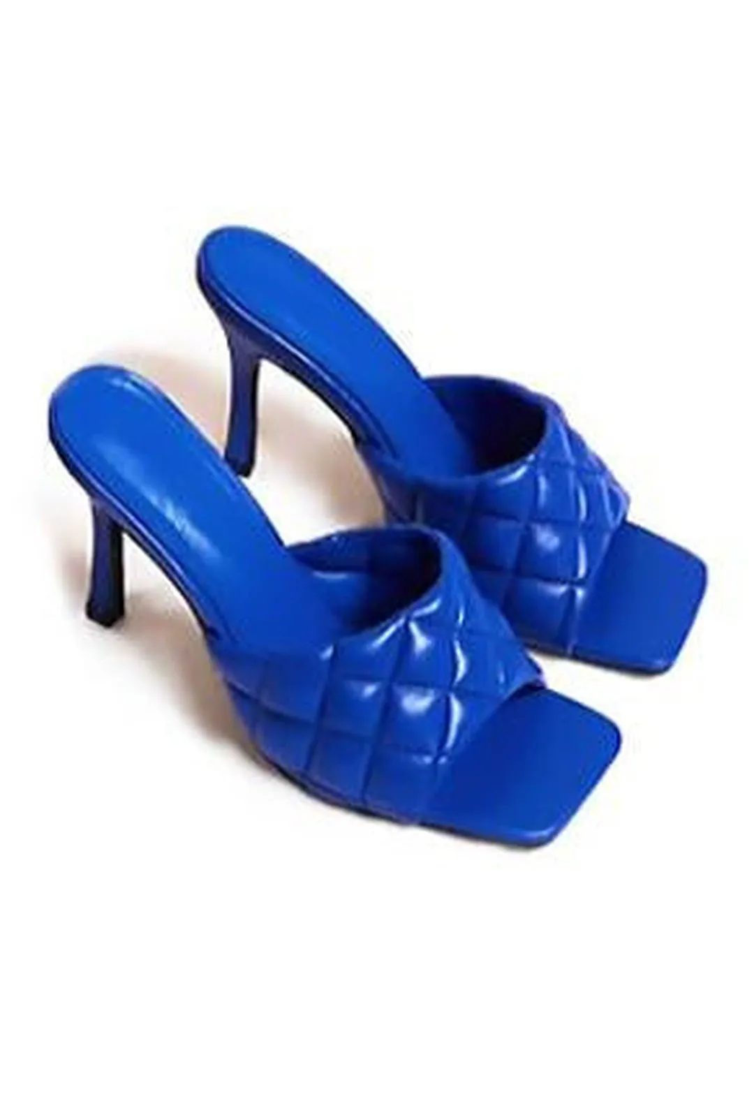 BEA - QUILTED PATENT SANDALS