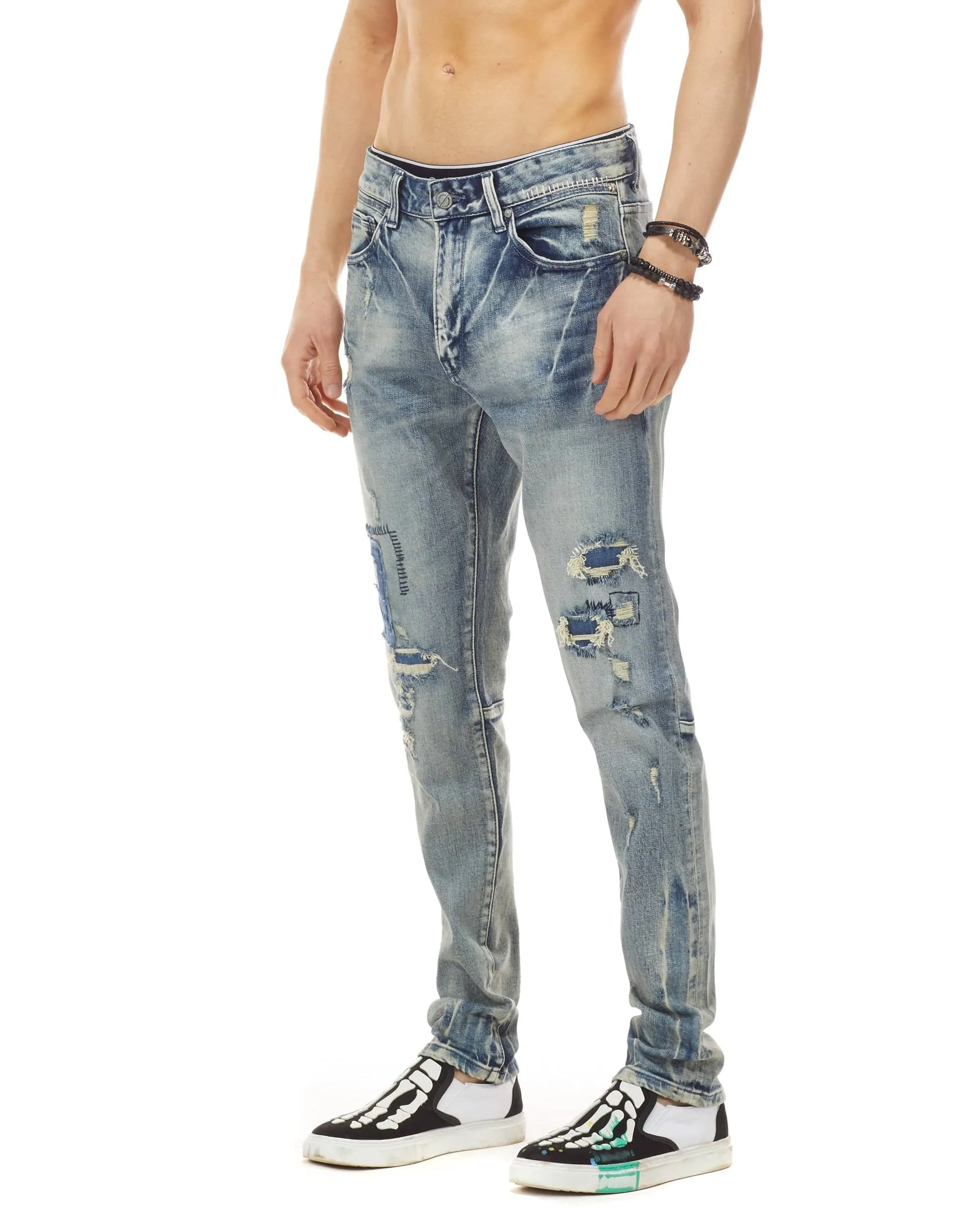 Bleunoir Distressed Jeans - Astral Blue