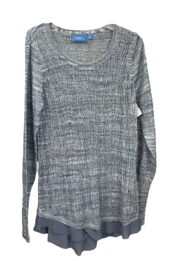 Blue Top Long Sleeve Loft, Size L