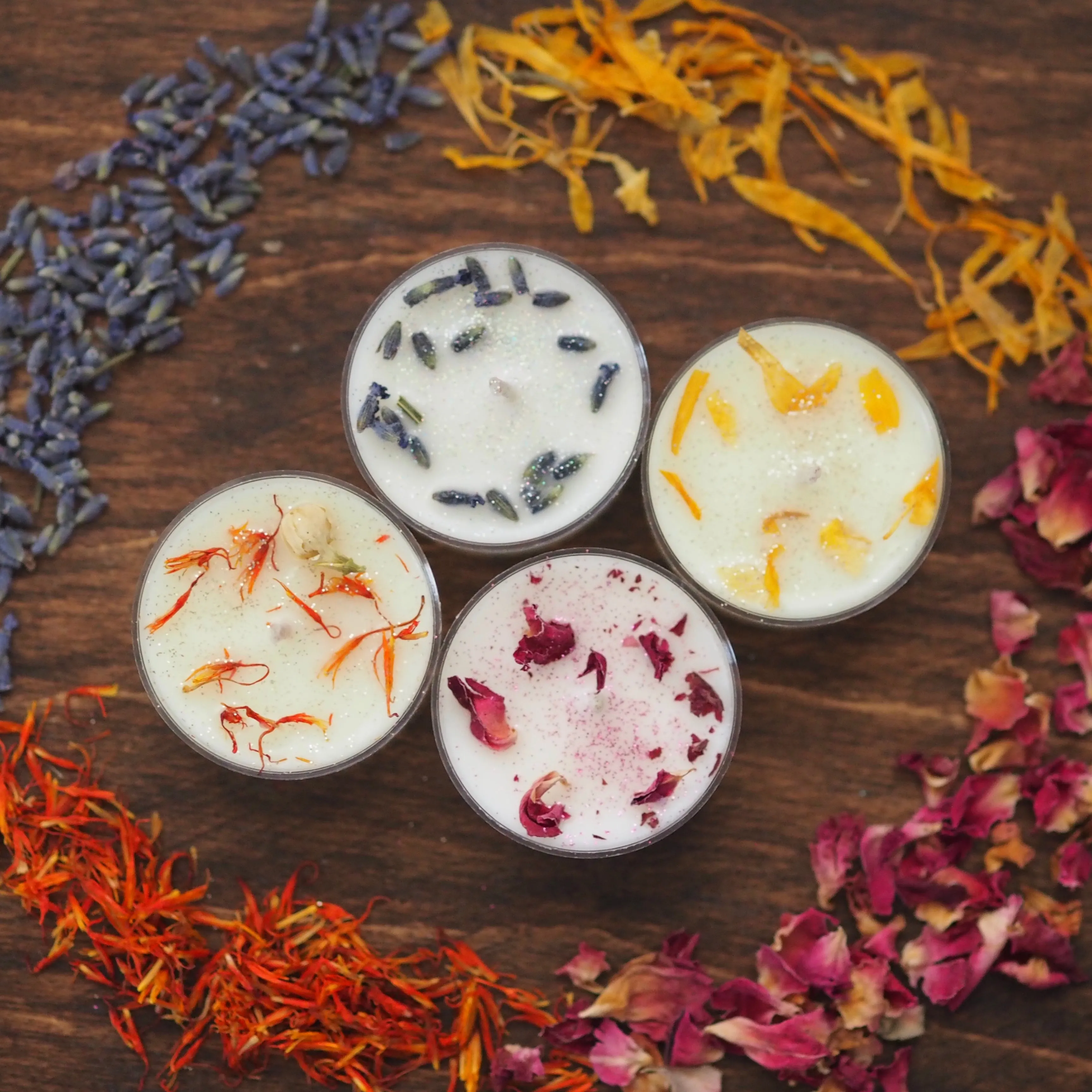 Botanical Tea Light Candle Set