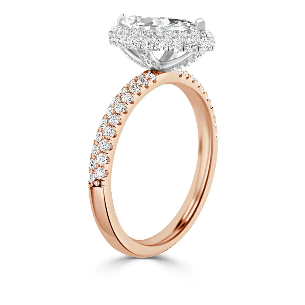 Claudia - 18ct Rose Gold - Marquise