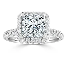 Claudia - 18ct White Gold - Princess