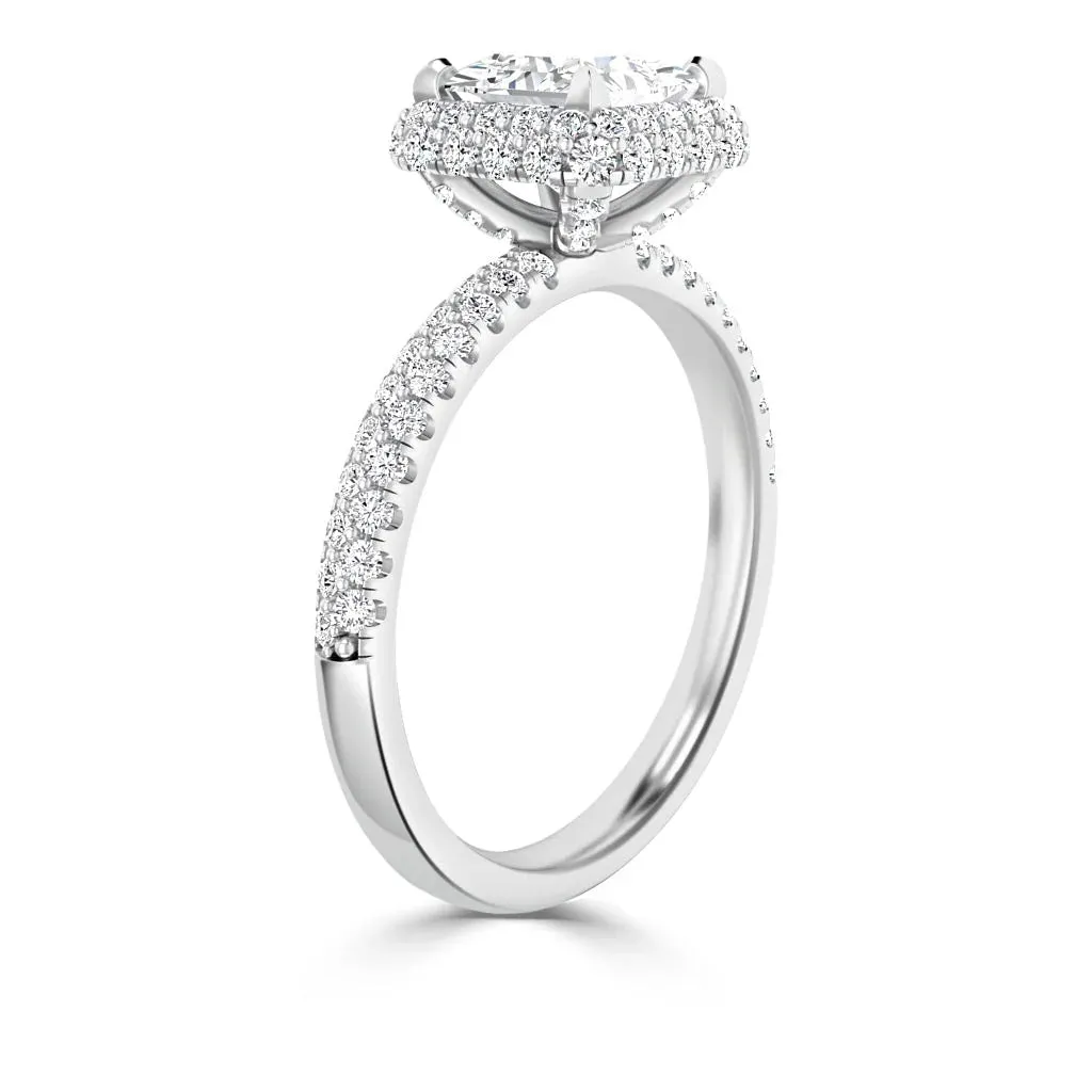 Claudia - 18ct White Gold - Princess