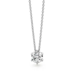 Claw Set Diamond Necklet