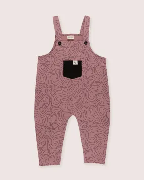 Contour Print Dungarees