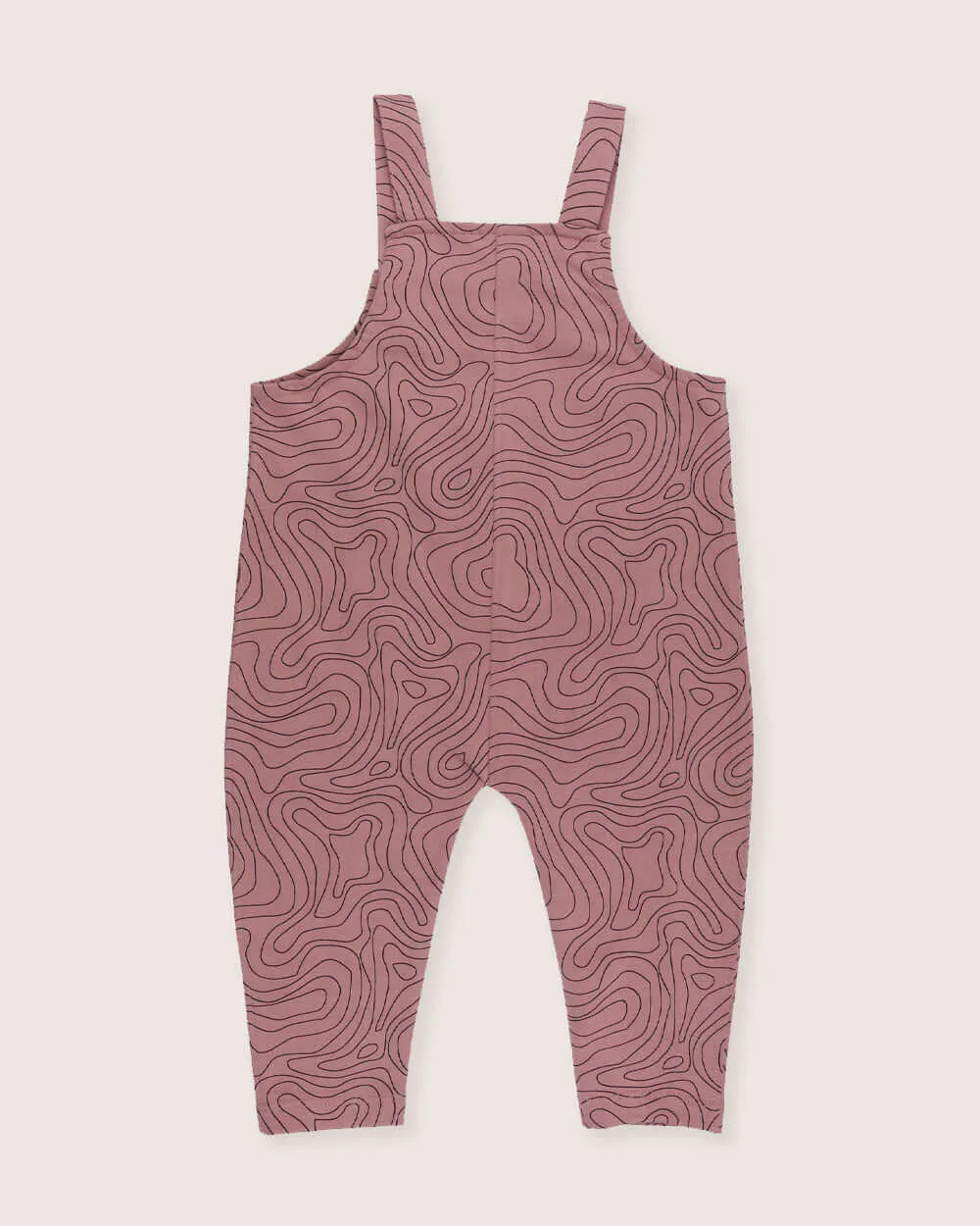 Contour Print Dungarees