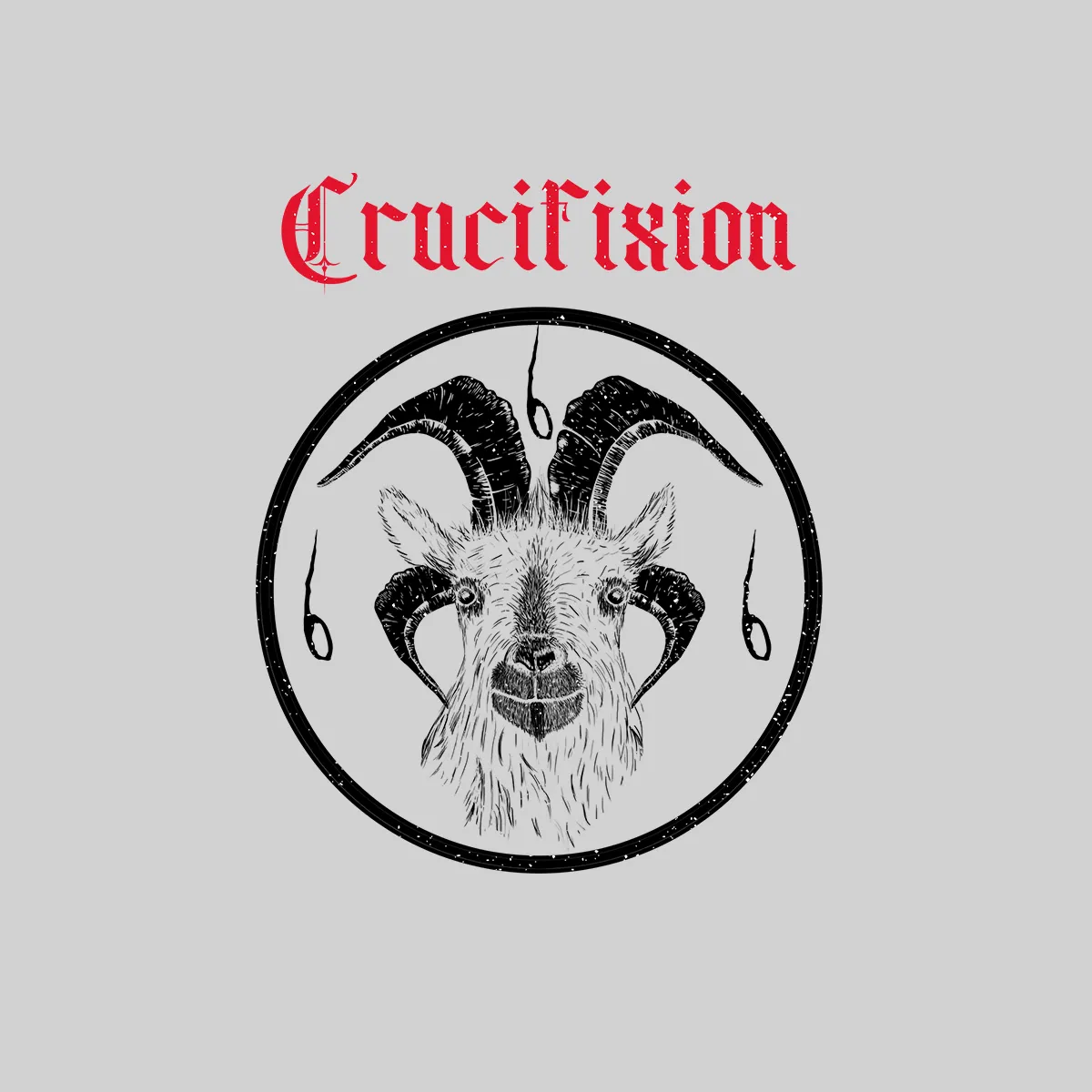 Crucifixion Dark Occult Hard Rock Unisex T-Shirt SKULL