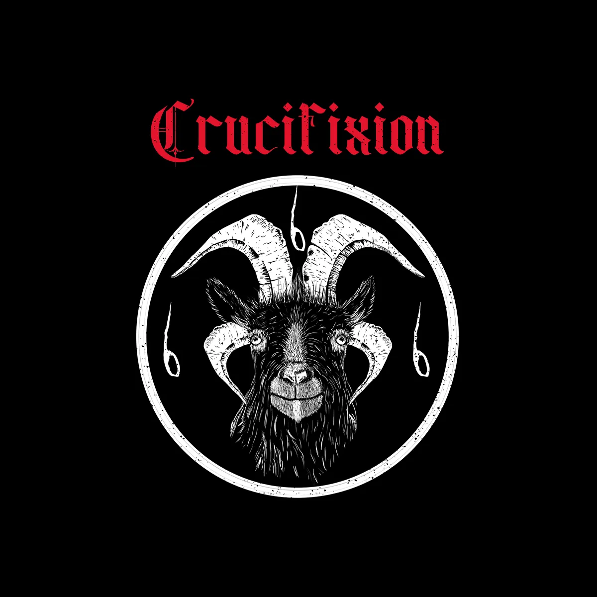 Crucifixion Dark Occult Hard Rock Unisex T-Shirt SKULL