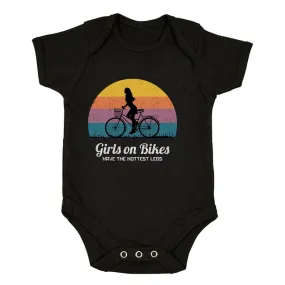 Cycling Girls on Bikes Hottest legs Bicycle Racer Road Baby & Toddler Body Suit