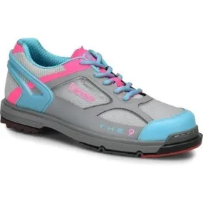 Dexter Womens THE 9 HT Bowling Shoes Grey/Blue/Pink