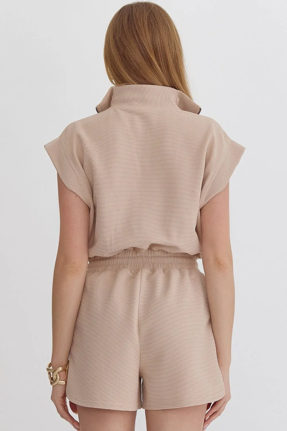 Diane Zip Up Romper