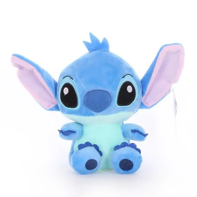 Disney 20cm Lilo & Stitch Couple Models Cartoon Stuffed Plush Dolls  Anime Plush Baby Toys Pendant Toys Girl Kids Birthday Gift