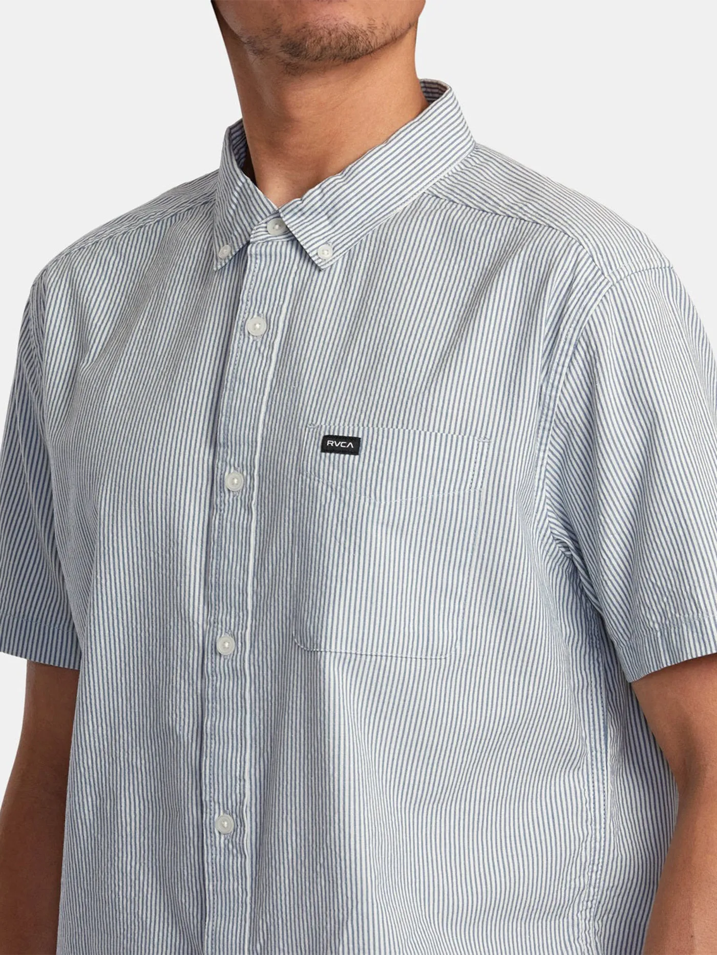 Endless Seersucker Short Sleeve Buttondown Shirt