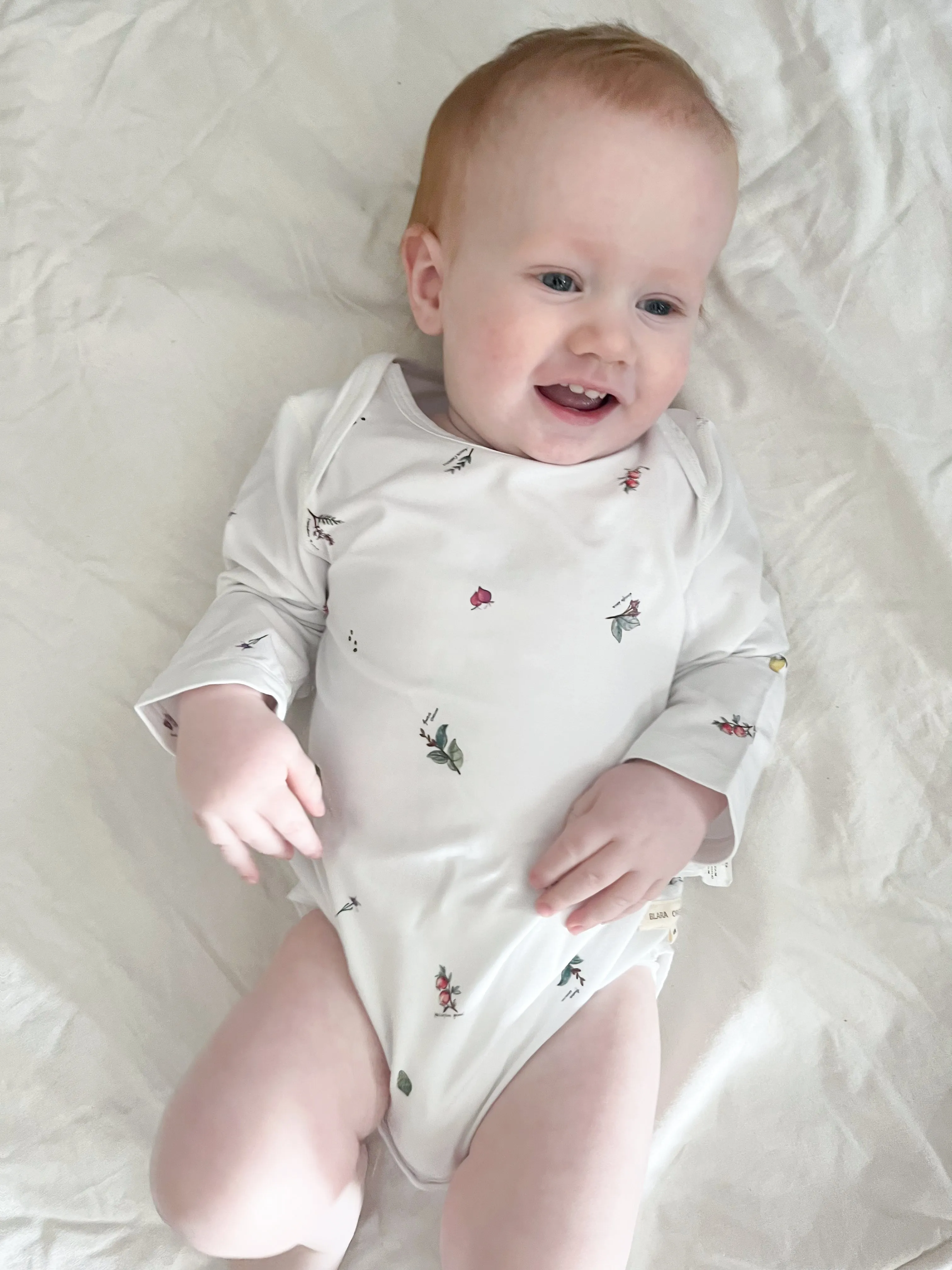 Envelope Neck Long Sleeve Onesie