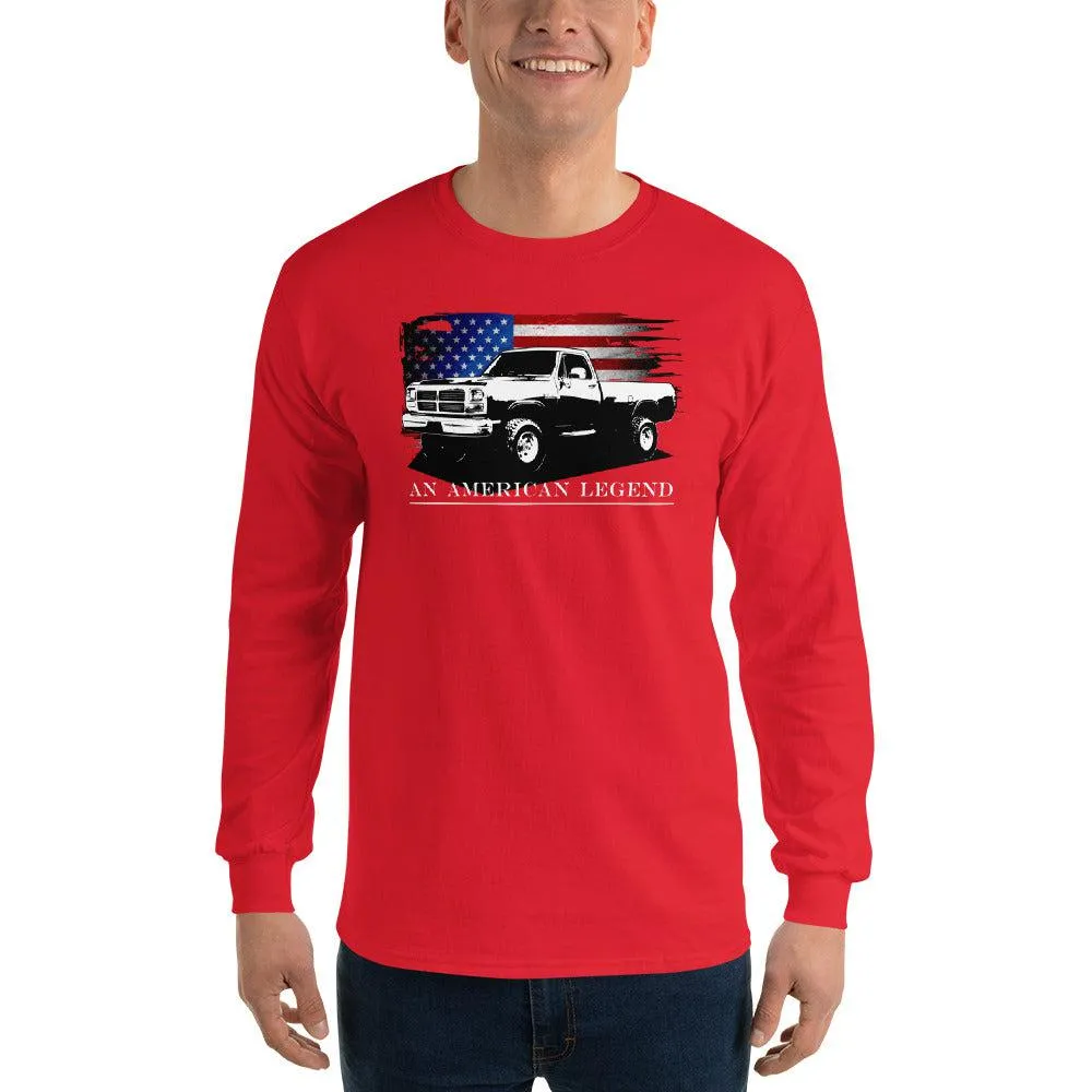 First Gen Truck Shirt American Flag Long Sleeve T-Shirt