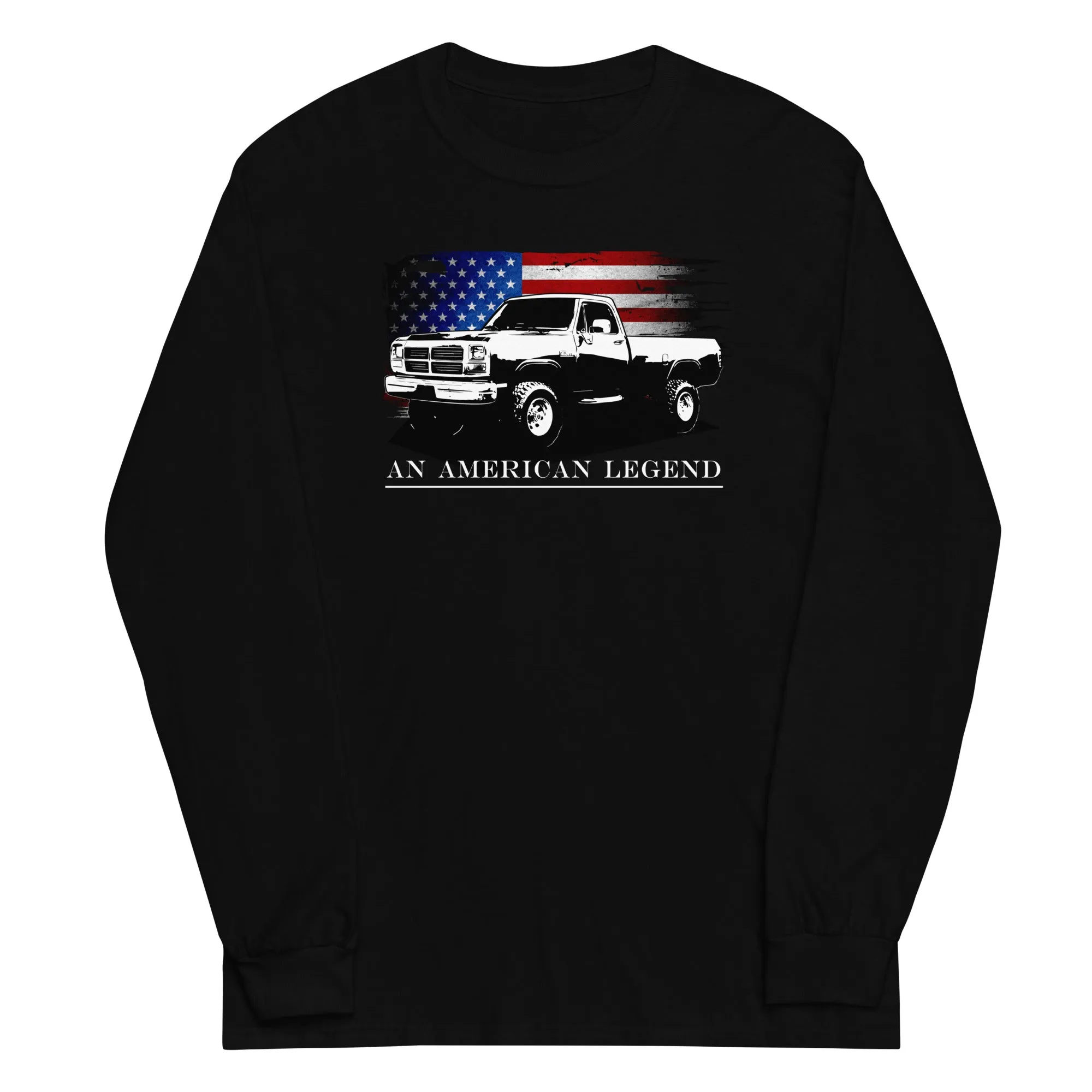 First Gen Truck Shirt American Flag Long Sleeve T-Shirt