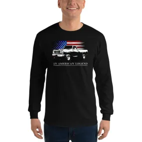 First Gen Truck Shirt American Flag Long Sleeve T-Shirt