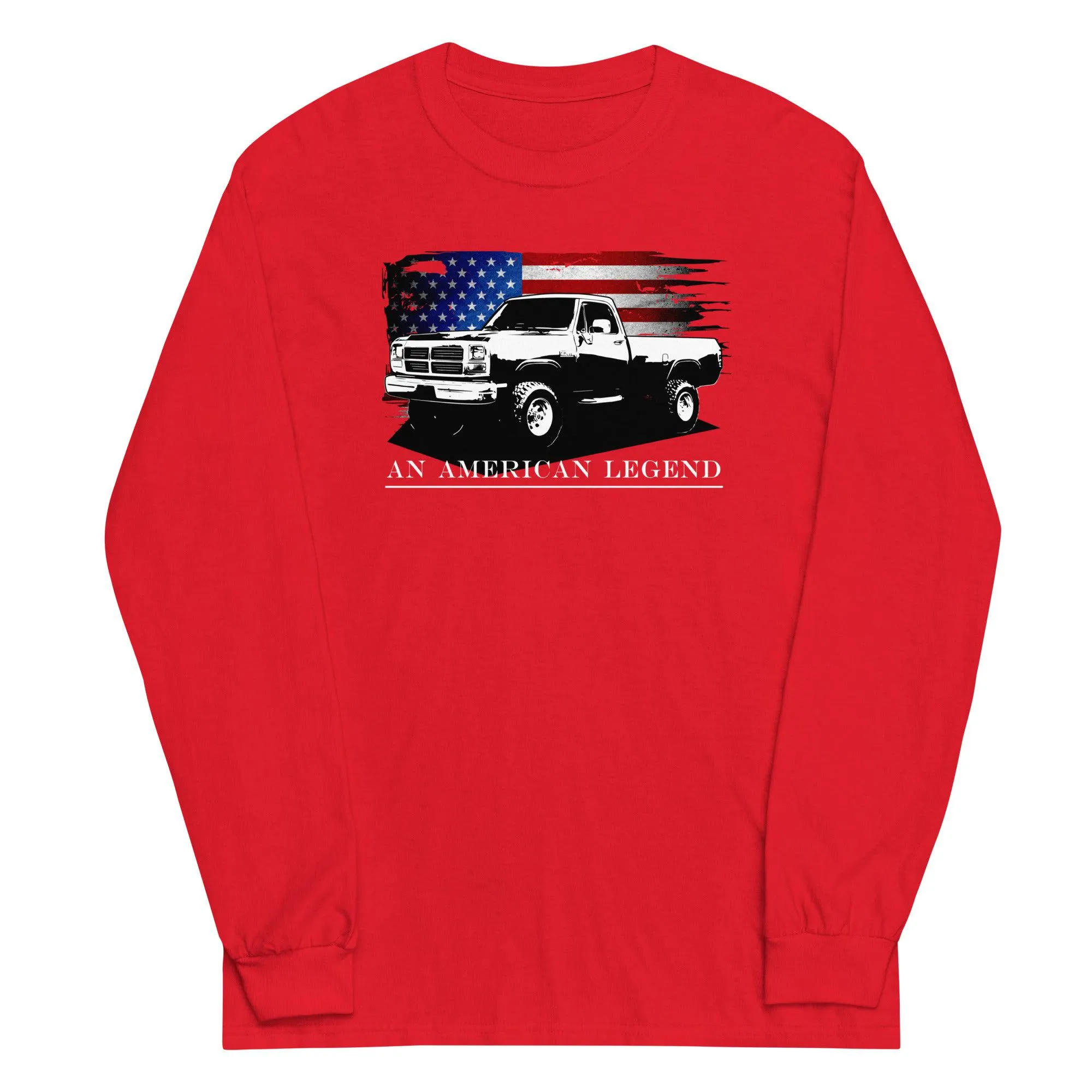 First Gen Truck Shirt American Flag Long Sleeve T-Shirt