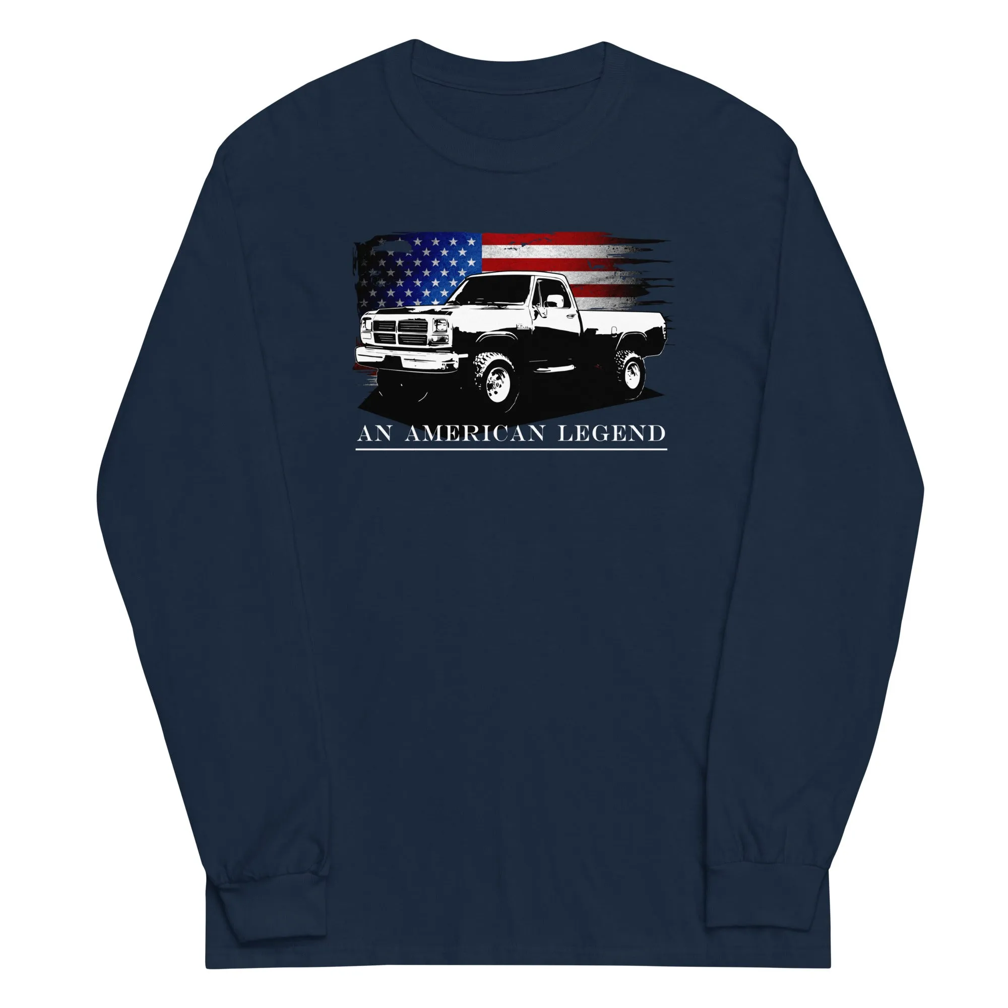 First Gen Truck Shirt American Flag Long Sleeve T-Shirt