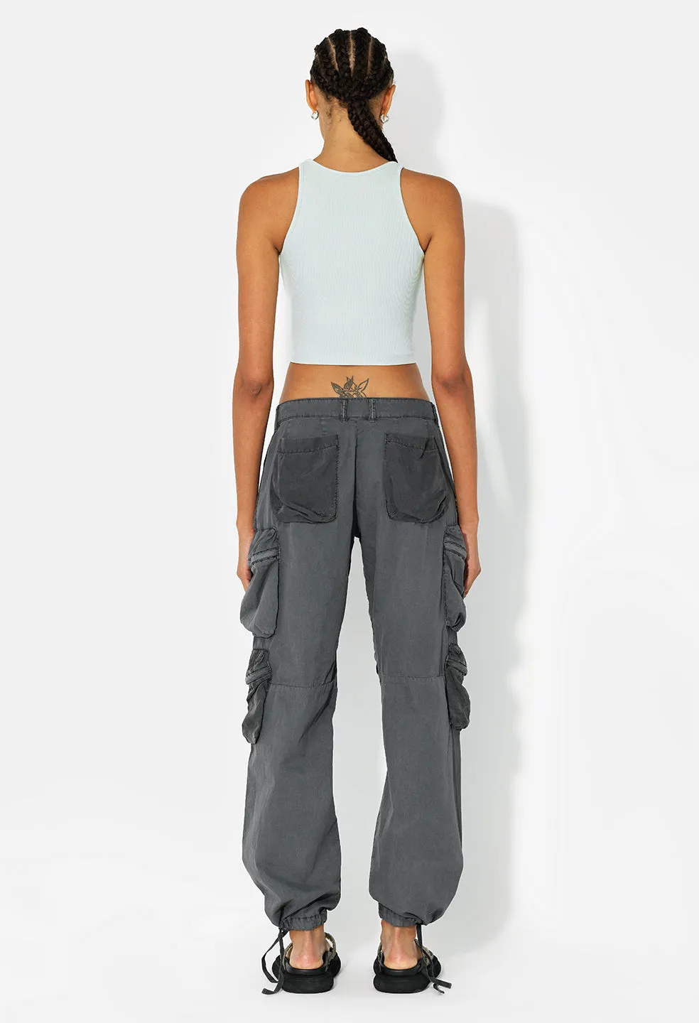 Gemini Rib Cropped Tank / Surge