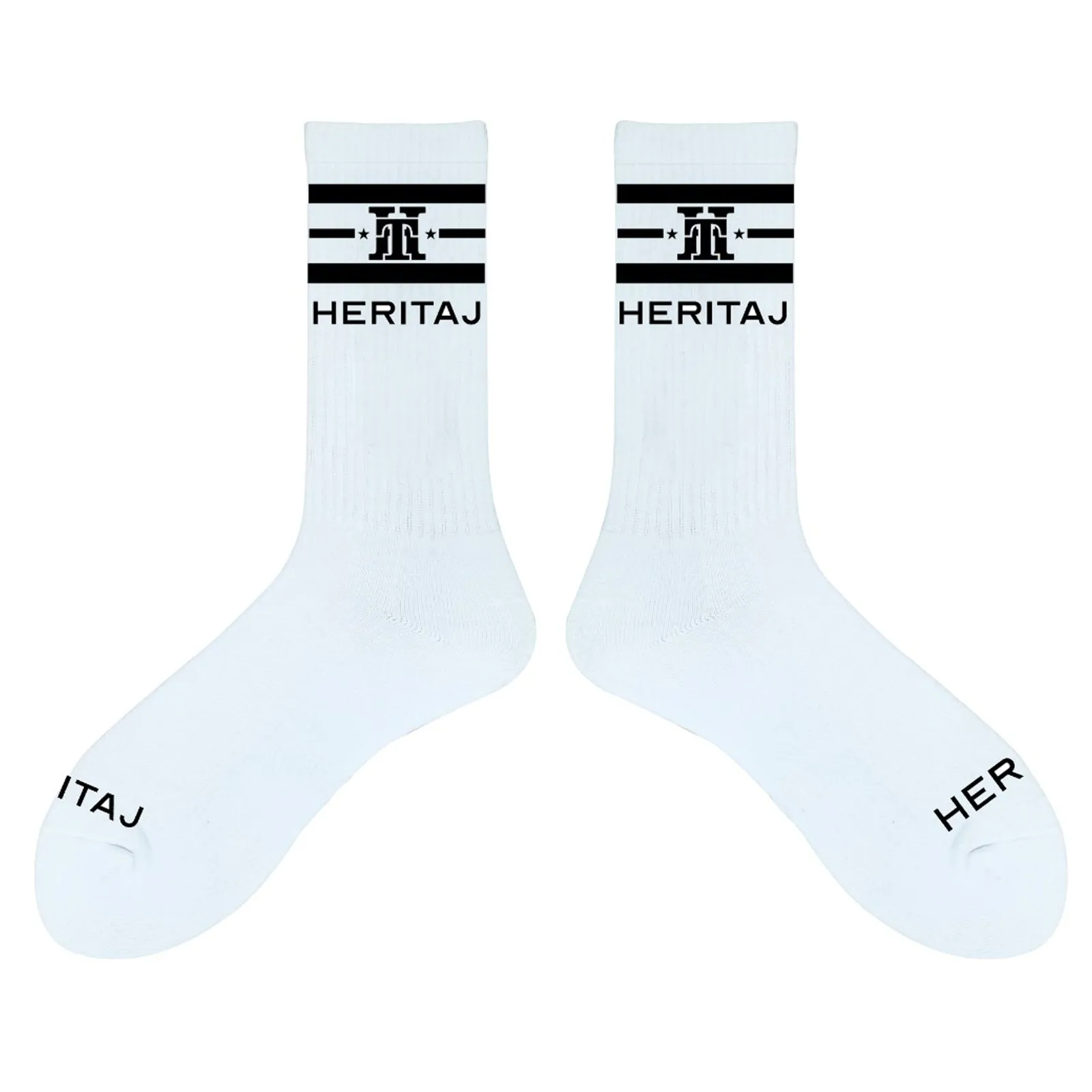 Heritaj-Classic HT Logo-Crew Socks 3 pairs-(Unisex)