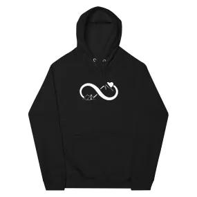 Infinity Heart and Camping 1 - Unisex Premium Organic Hoodie