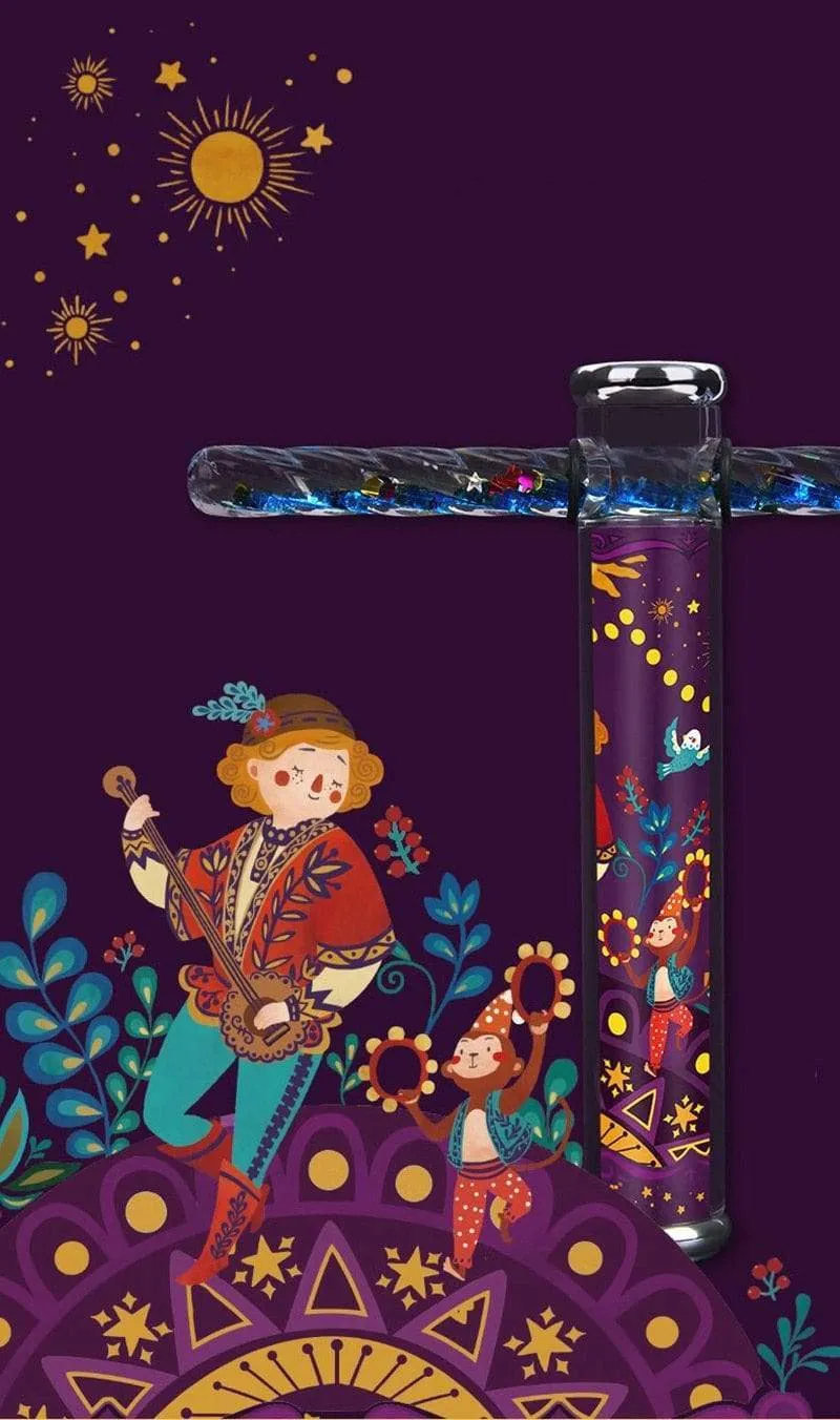 Kaleidoscope Classic Toys Quicksand Glitter Wand Kaleidoscope Baby Toy Funny Light Shadow Science Educational Toys For Children