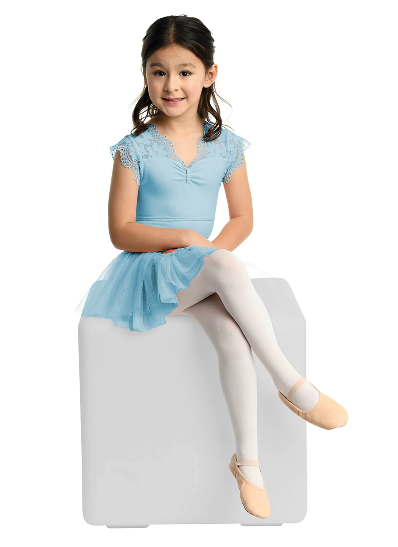 Kids Brielle Cap Sleeve Lace Dress