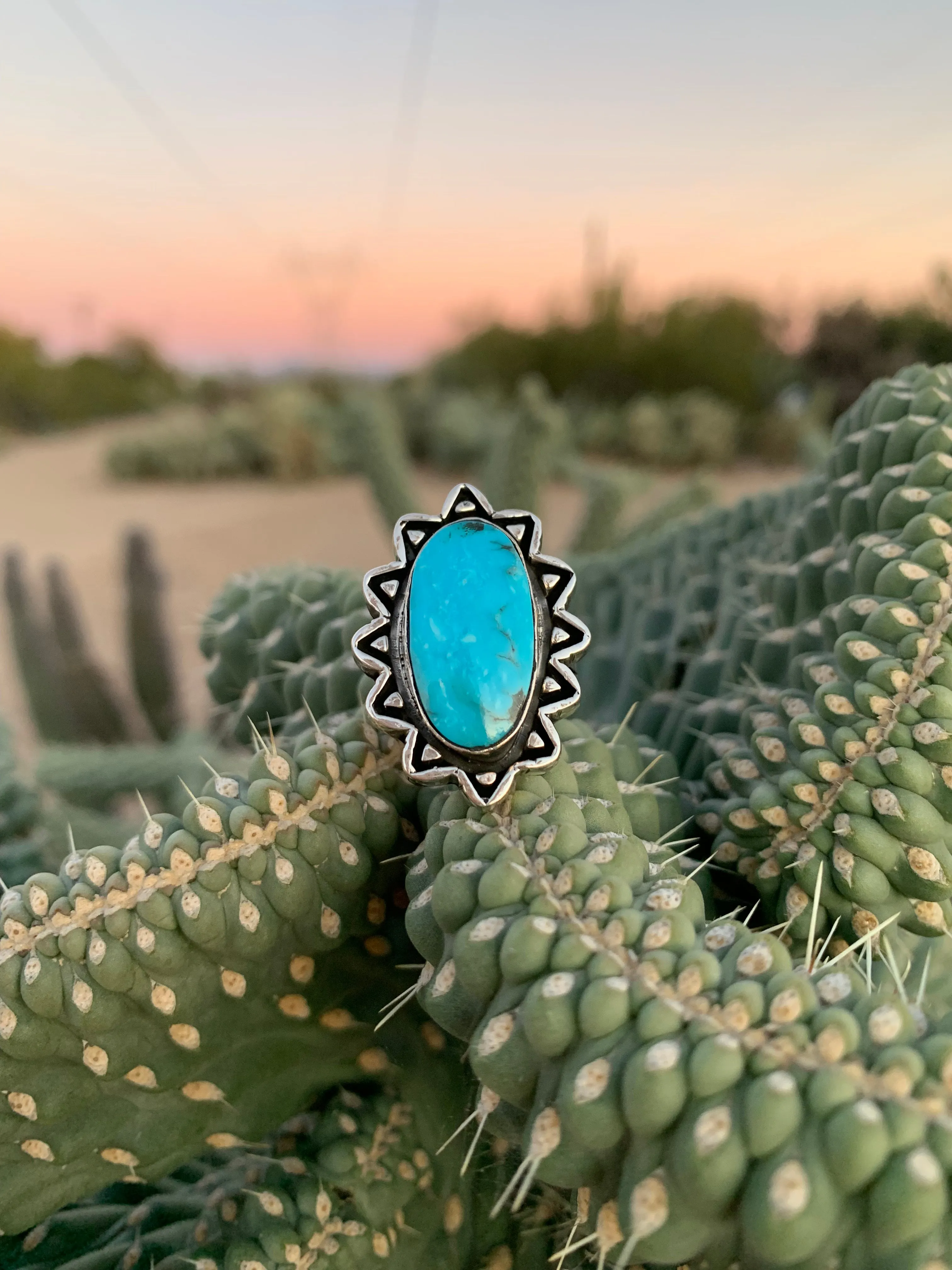 Kingman Turquoise ring size 7