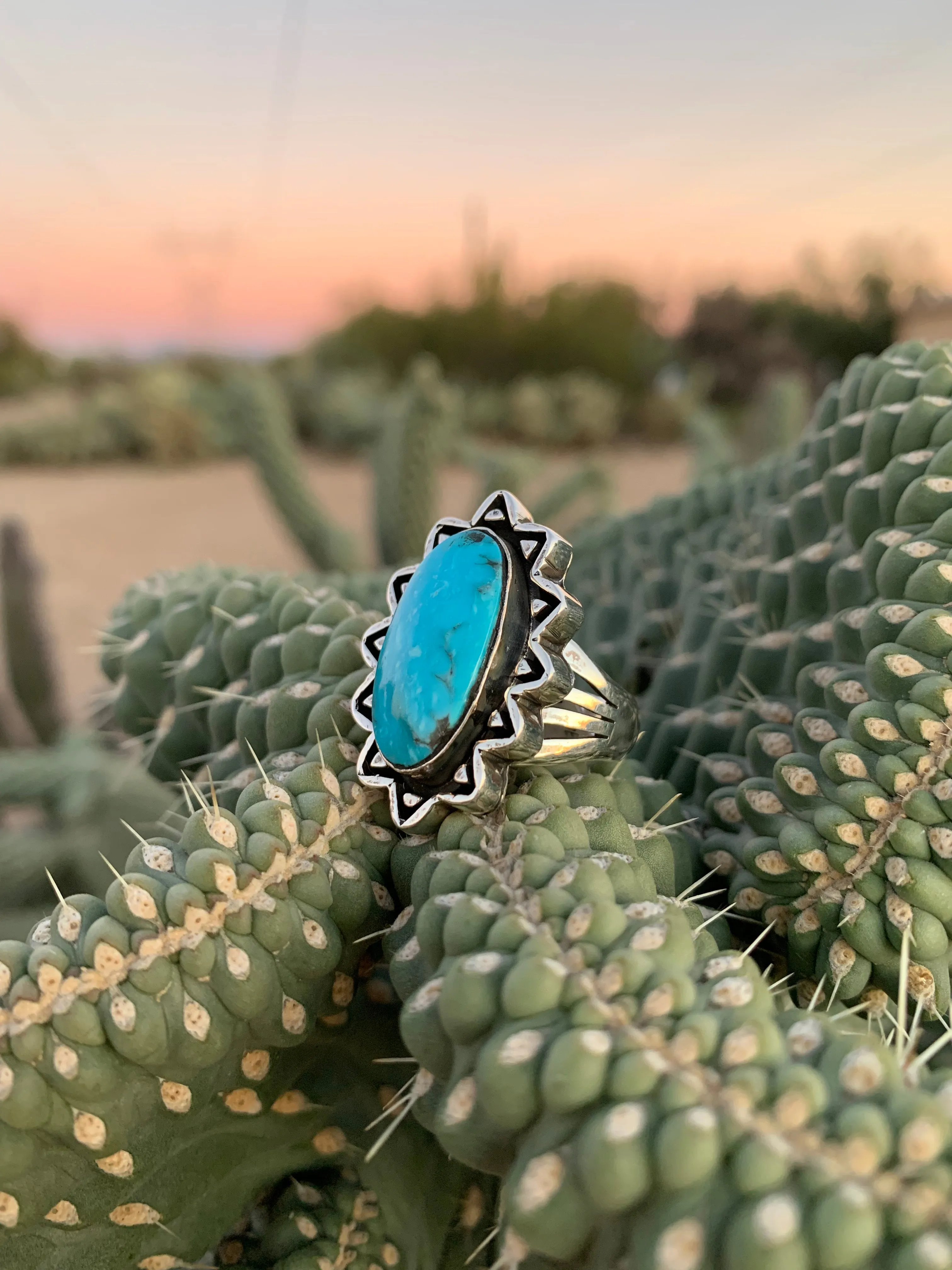 Kingman Turquoise ring size 7