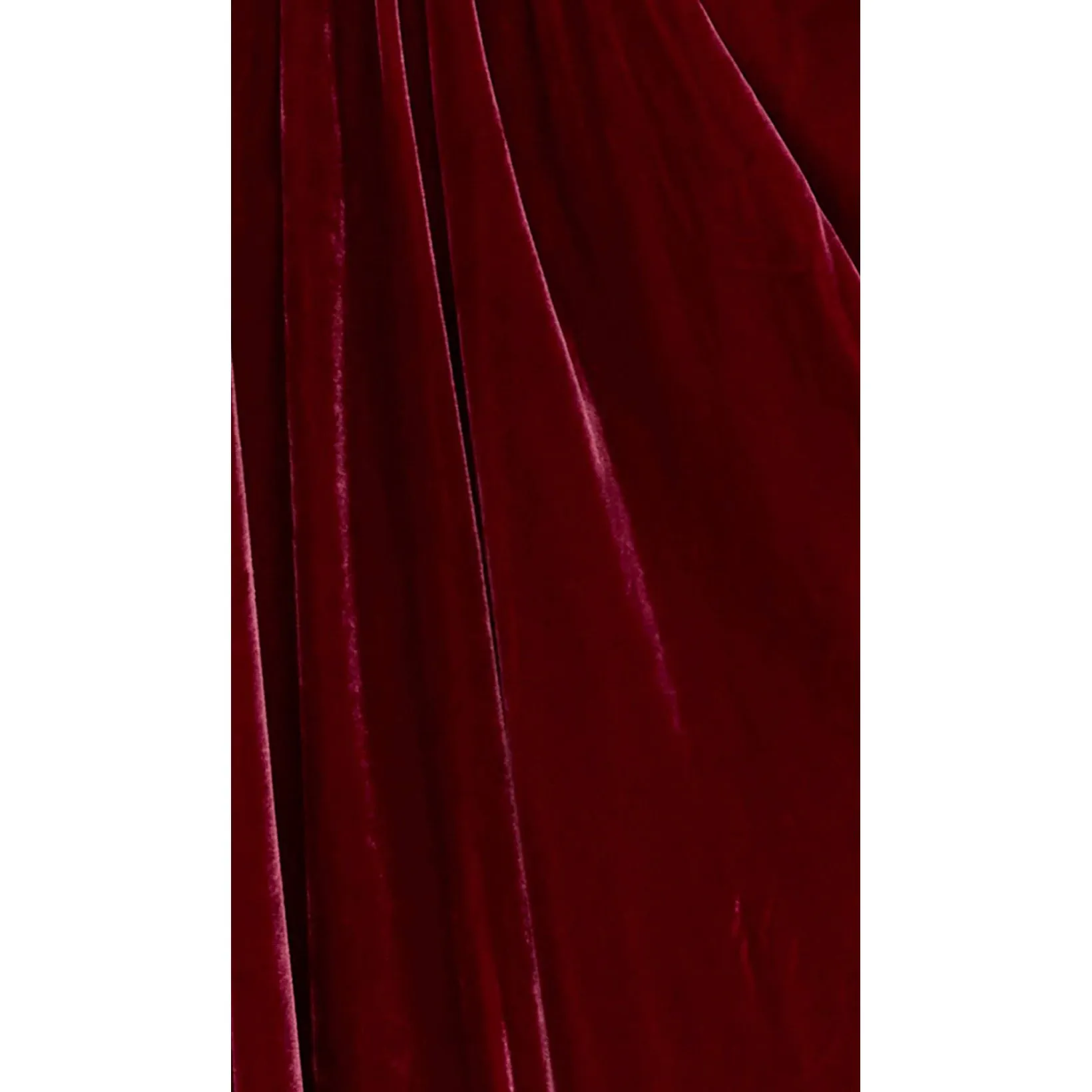 LEO LIN Victoria Velvet One Shoulder Maxi Dress