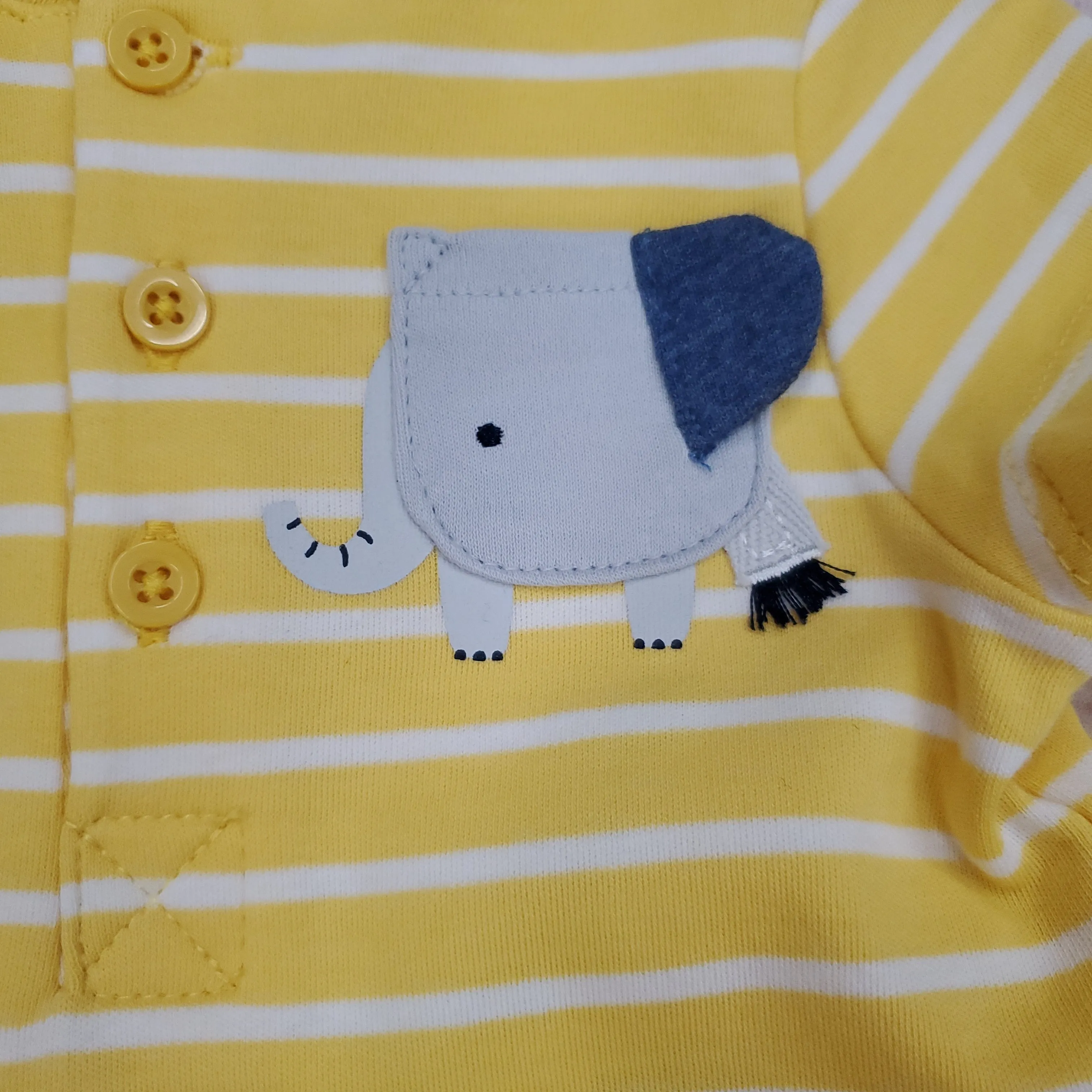 Little Me Elephant 2pc Short Set