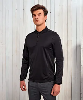 Long Sleeve Coolchecker Pique Polo