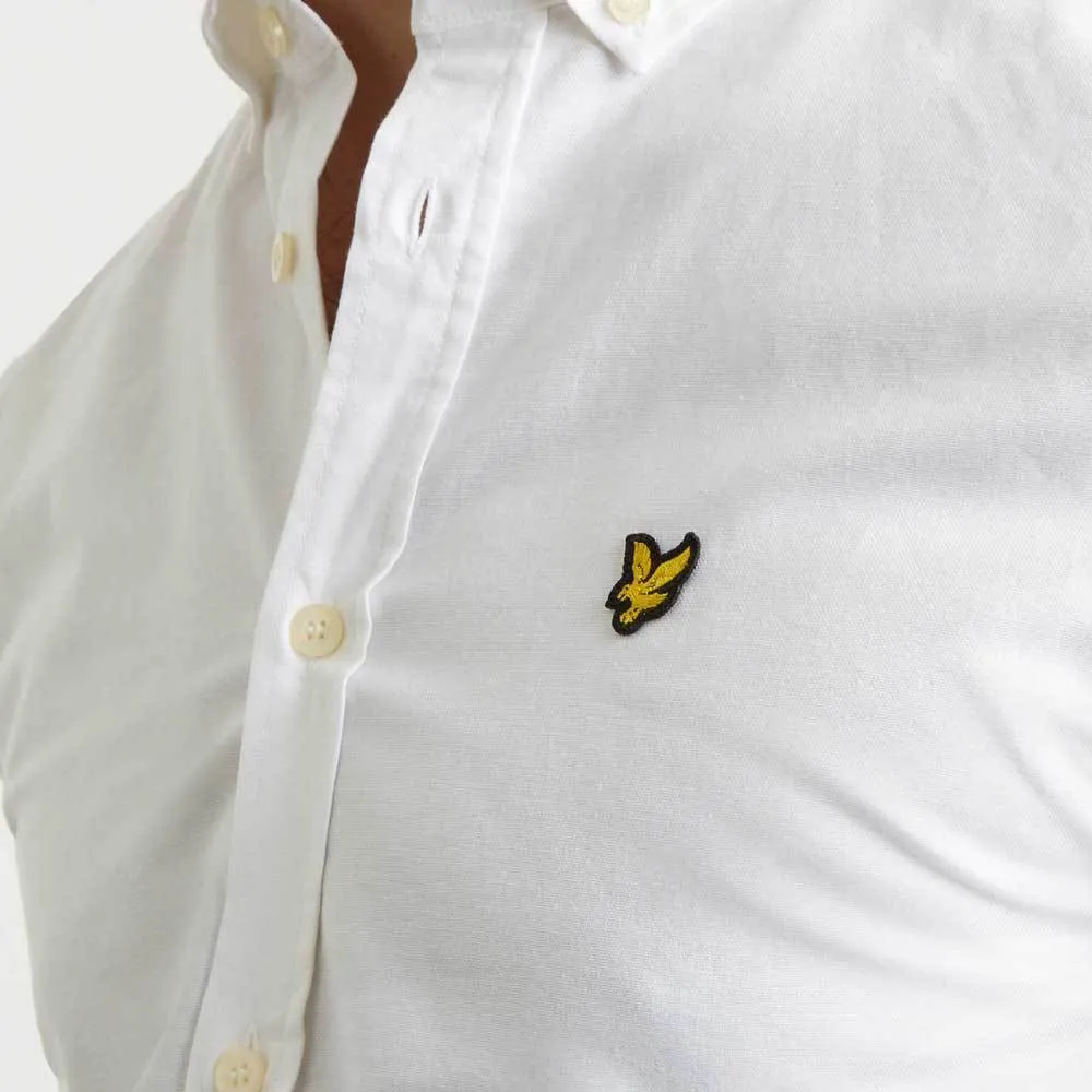 Lyle And Scott Men's Short Sleeve Oxford Shirt - White