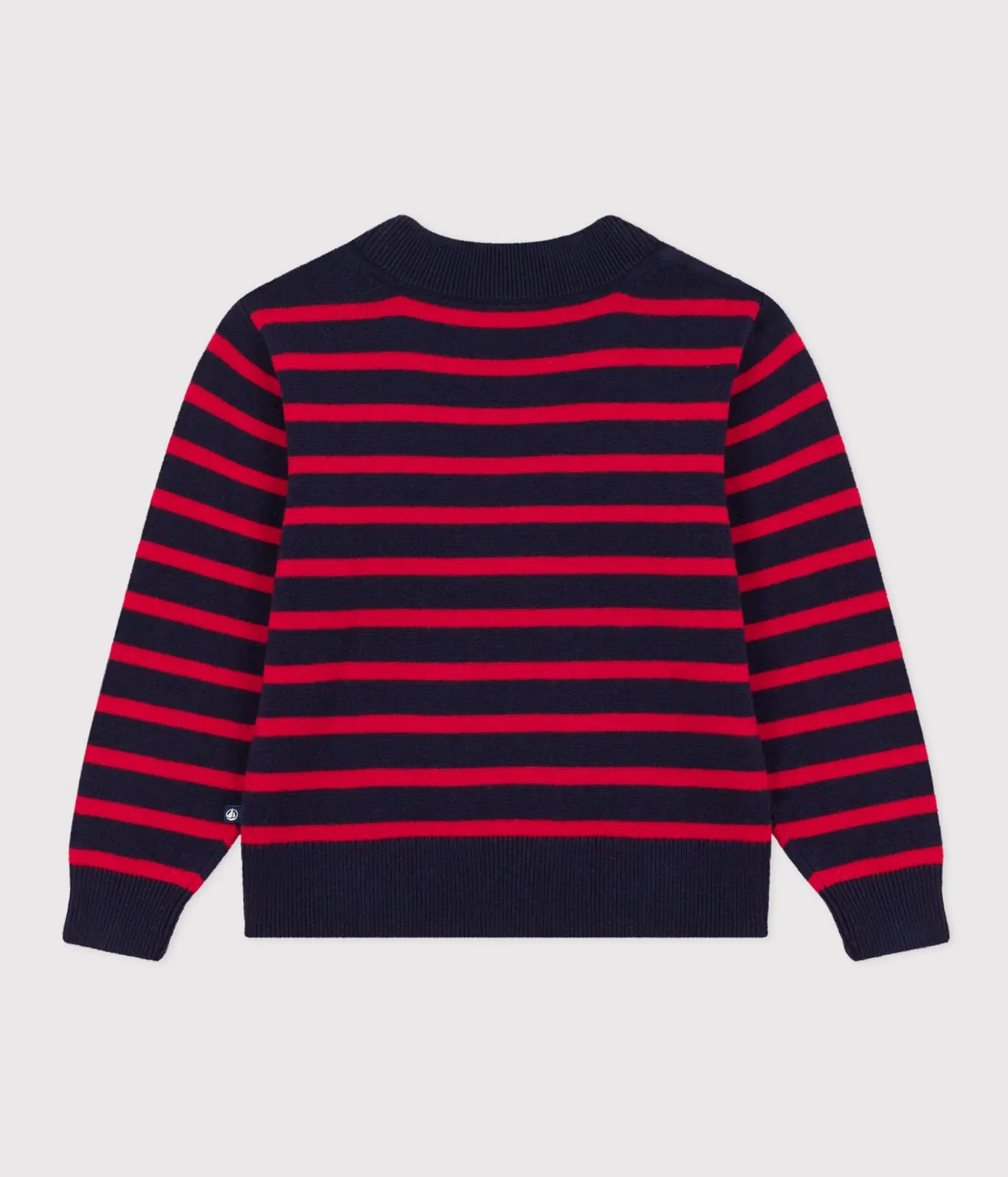 MAGLIONE ALLA MARINARA IN LANA E COTONE BAMBINO UNISEX