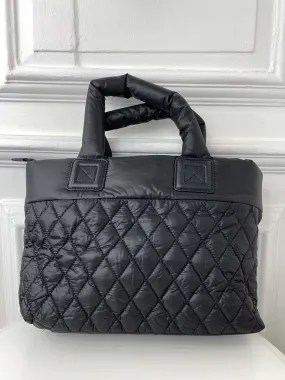 Malissa J Quilted Shopper Bag - Black