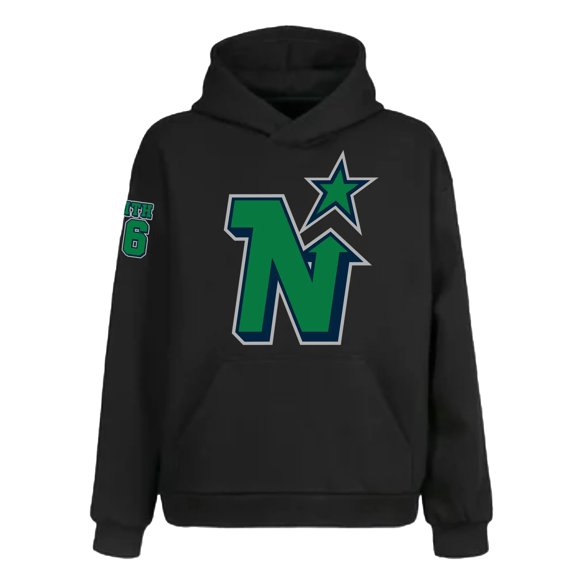 MUSKOKA NORTH STARS Logo - Personalized Hoodie Youth & Adult