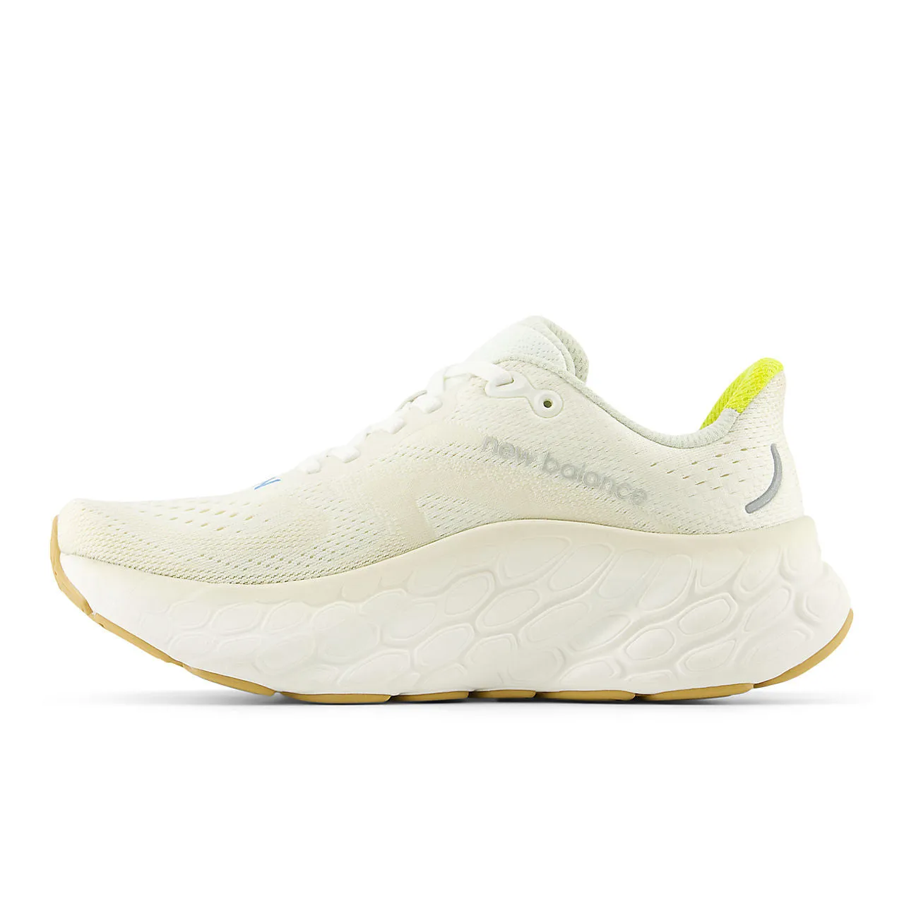 New Balance Fresh Foam More v4 (Womens) - Sea salt with gulf red and lemon zest