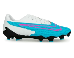 Nike Men's Phantom GX Academy FG/MG Baltic Blue/Pink Blast