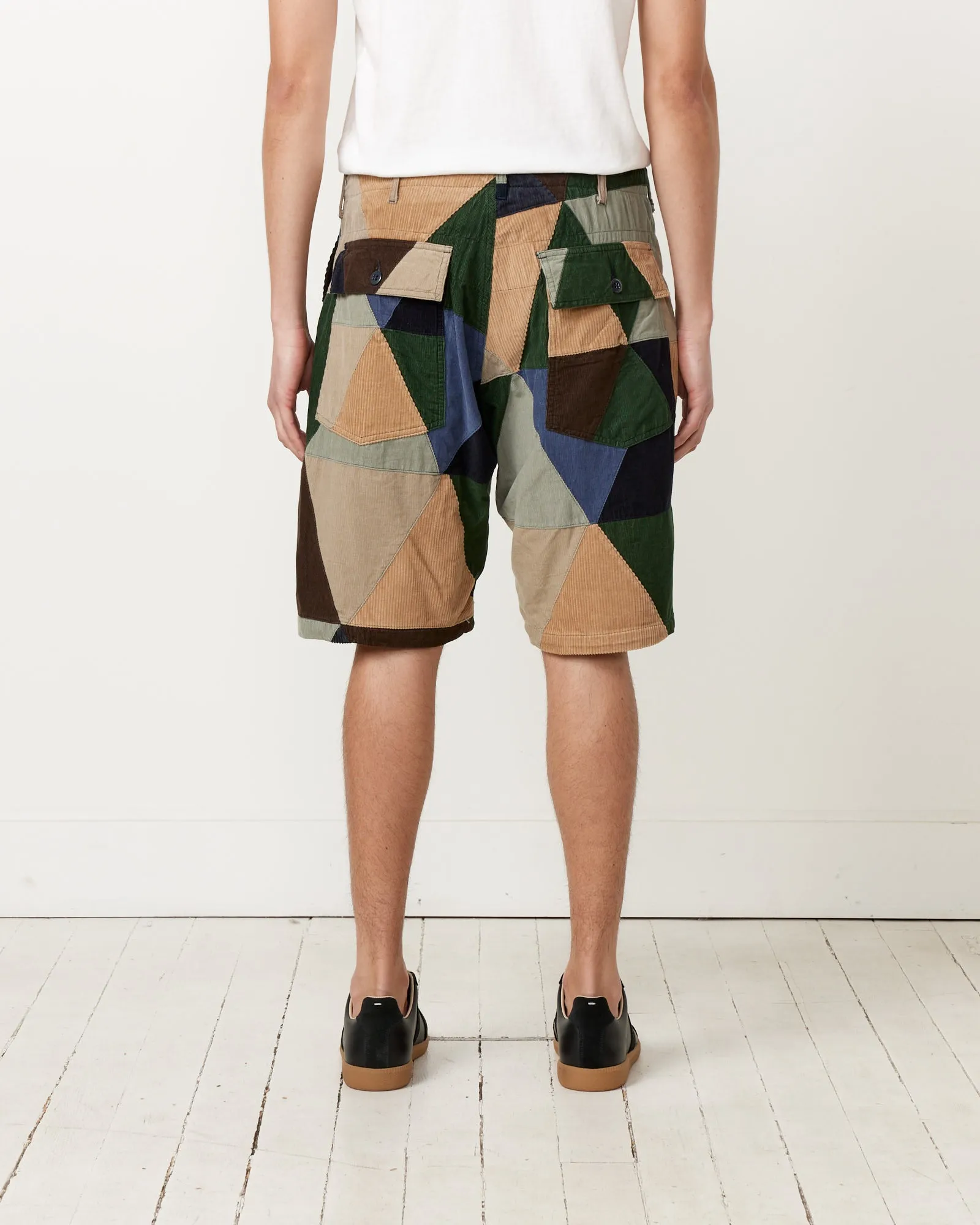 Patchwork Fatigue Short in Multi