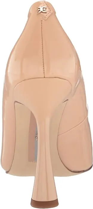 Sam Edelman Antonia Beige Blush Pointed Toe Slip On Spool Heel Fashion Pumps