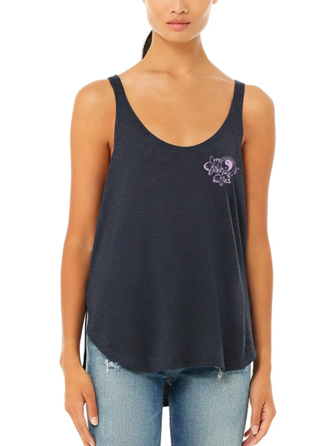 T&C Surf Brushed Orchid Slit Tank